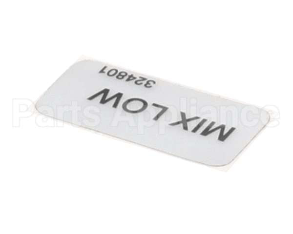 324801 Stoelting Decal; Mix Low