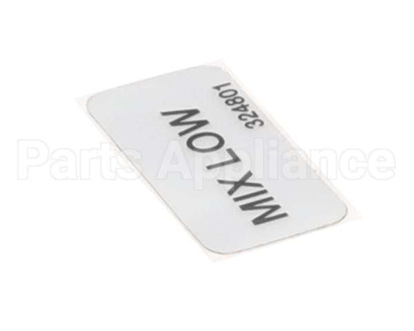 324801 Stoelting Decal; Mix Low