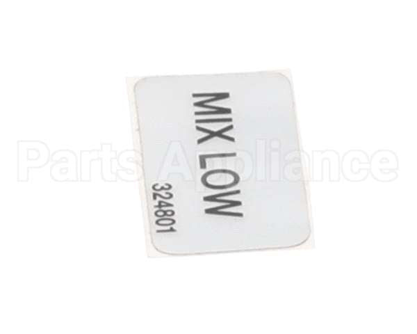 324801 Stoelting Decal; Mix Low