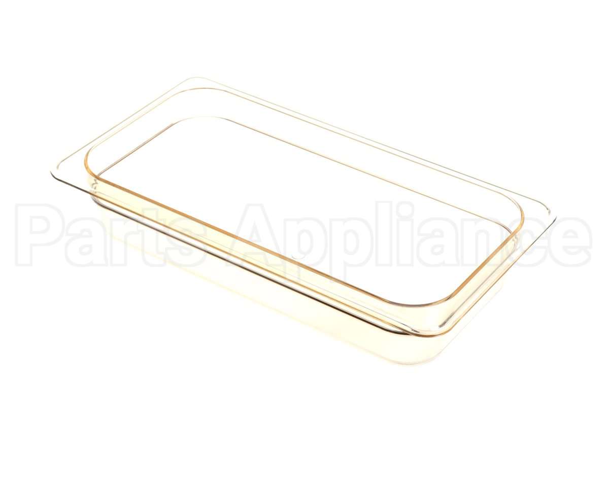 32HP150-H-PAN Cambro Third Sze 4" Dp Hot Pan, Amber