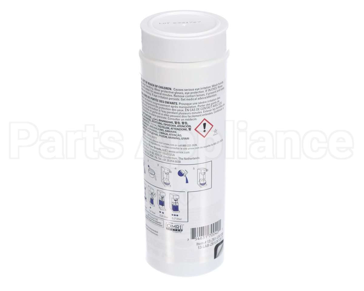 3400-037 Concordia Beverage Jar Grp Cleaner Ascent W/ Phosphate Free