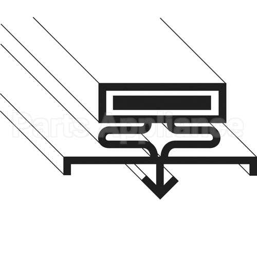 341-60070-00 Compatible Traulsen Gasket, Ref, 16-1/2"X22-1/2"