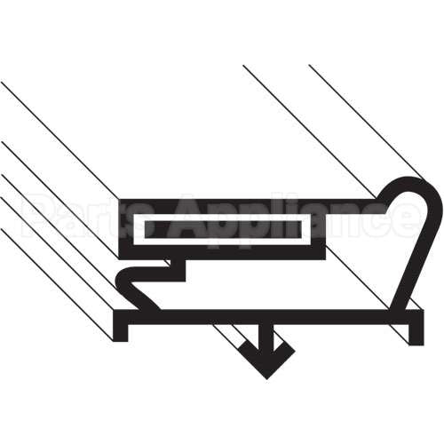341-60284-02 Compatible Traulsen Gasket, Drawer, Top, Compact