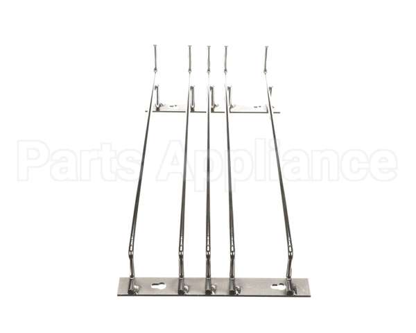 35-0039-F Nu-Vu Rack Side Left 5 Tier Chrome F
