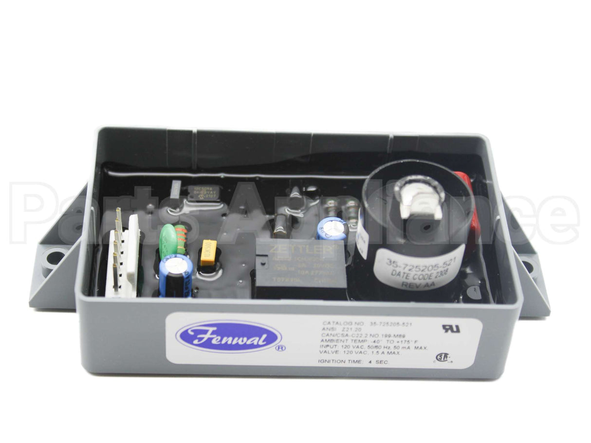 35-725205-521 Fenwal 3Try 5Secpp 4Sectfi 120V