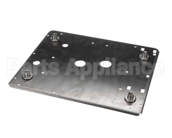 35227.0000 Bunn Base Weldment, Halfwall Blk Single Tf