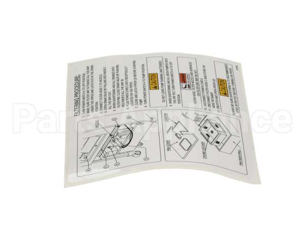 35793 Henny Penny Label-Filter System
