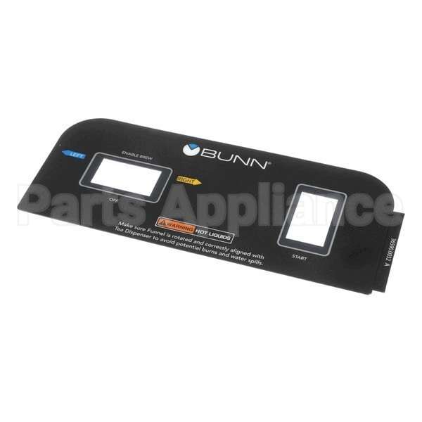 36590.0032 Compatible Bunn Decal, Cont Pnl Dual Dilu