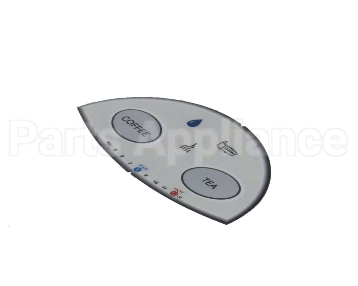 36891.0102 Bunn Decal, Control Panel Mca Am (Taco Bell)