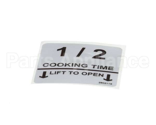 370032 Lincoln Label 1/2 Cooktime