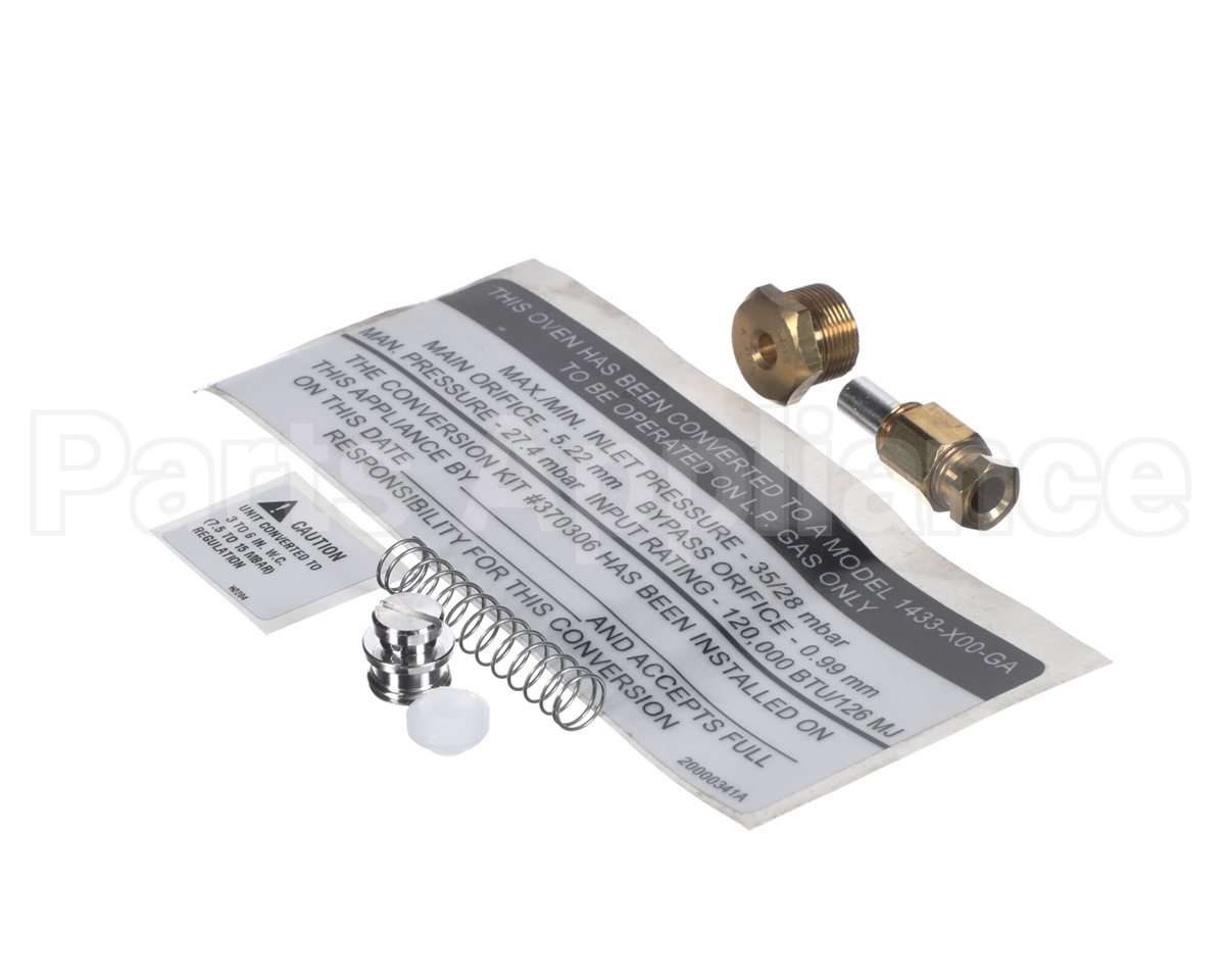 370306 Lincoln 1434 To Nat Gas Conversion Kit