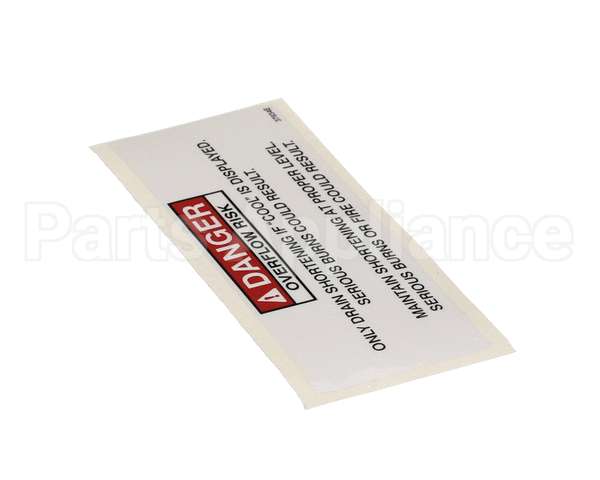 37934 Henny Penny Label - Danger Shortening