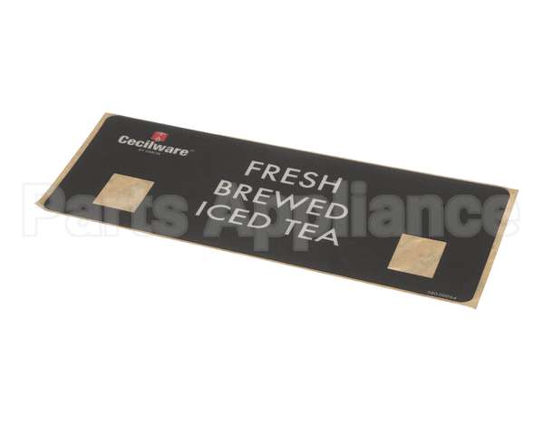 380-00064 Grindmaster Cecilware Label, Iced Tea - Ltb/Tb3