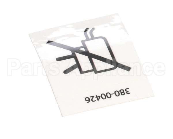 380-00426 Grindmaster Cecilware Label,Caution,Damaged Plug