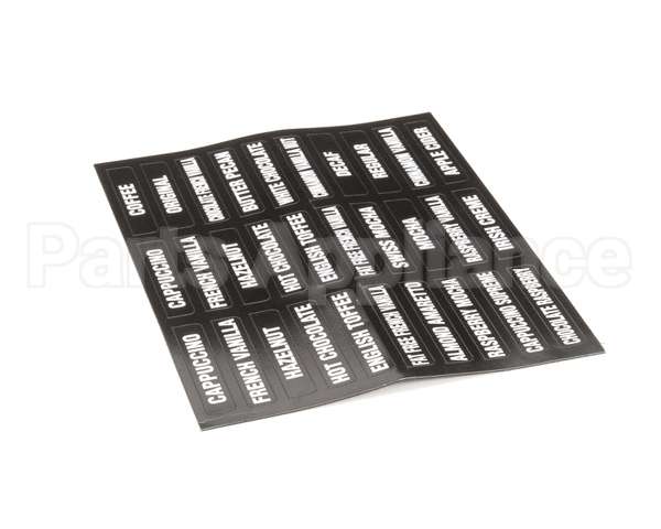 38749.0000 Bunn Decal, Flvr Labels Imix (New)