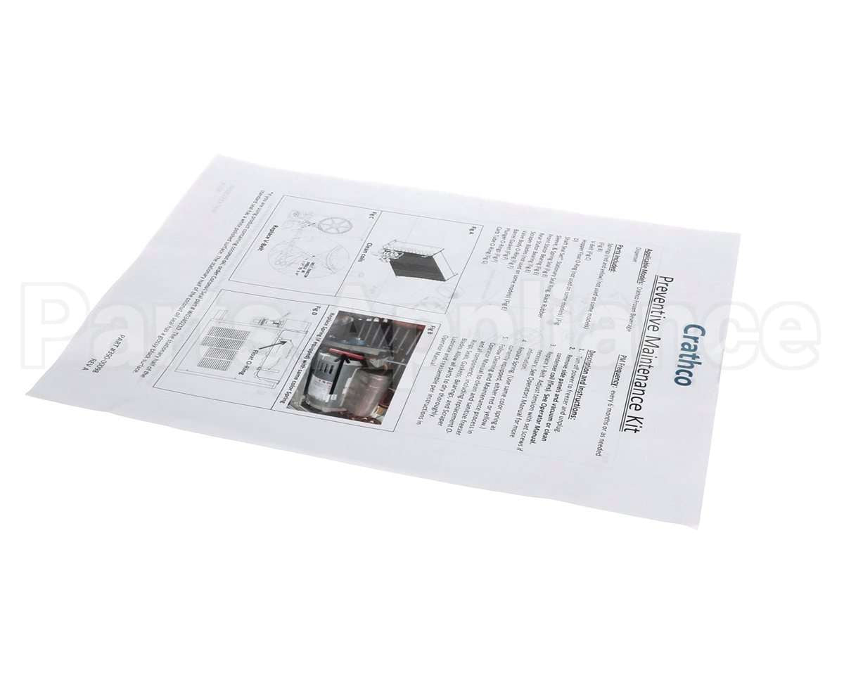 390-00098 Grindmaster Cecilware Instructions Pm Kit Cfb
