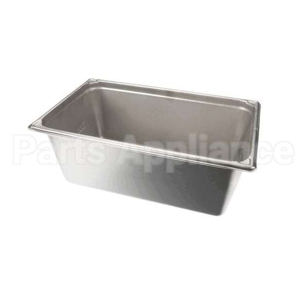 39368 Compatible Giles Pan, Breading, Ss, 8-In, W/Hole & Emboss