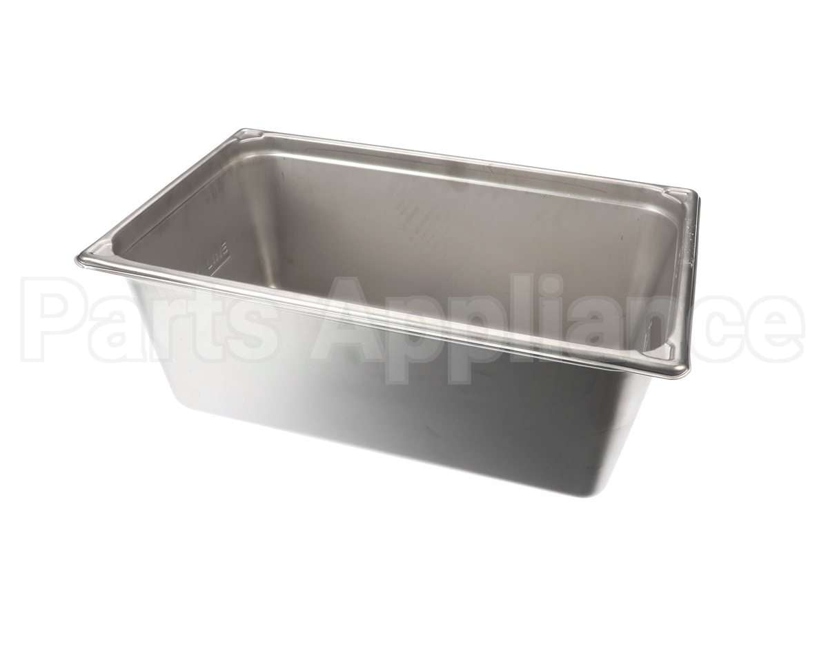 39368 Giles Pan, Breading, Ss, 8-In, W/Hole & Emboss