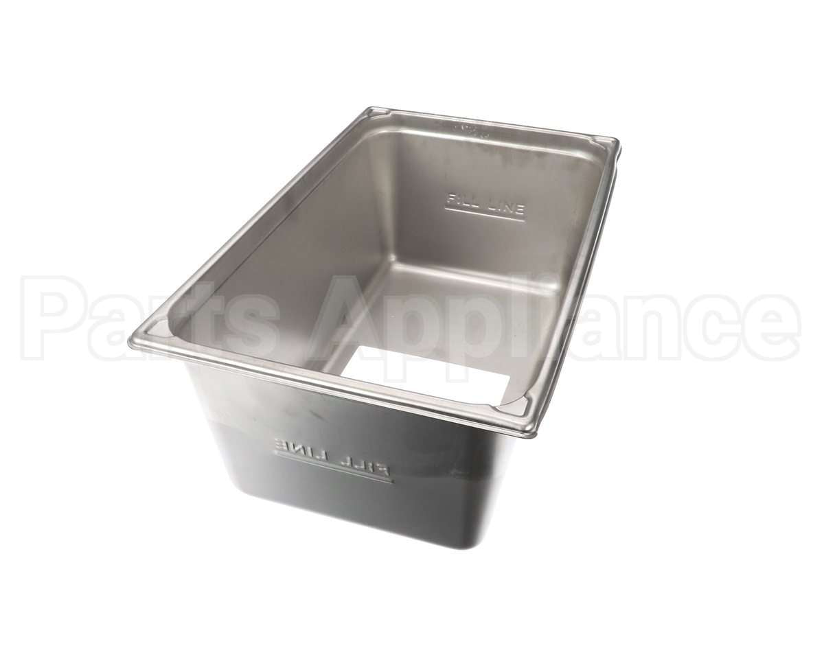 39368 Giles Pan, Breading, Ss, 8-In, W/Hole & Emboss