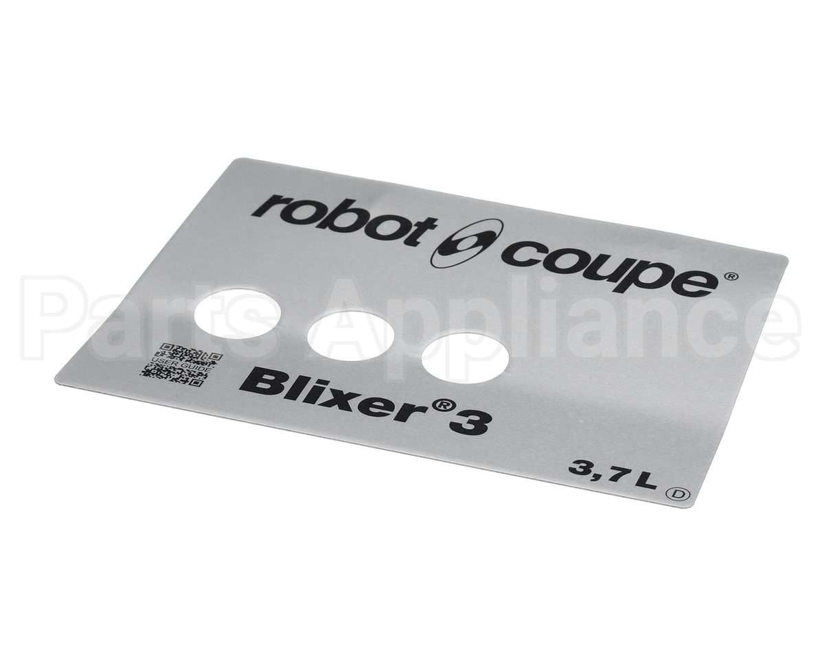 39784.0000 Robot Coupe Front Plate Assembly Blixer3D
