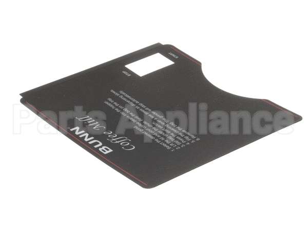 39957.0000 Bunn Decal, Grinder W/Switch(G2/G3