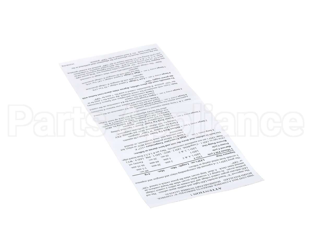 3A2220-01 Hoshizaki Label-Control Board