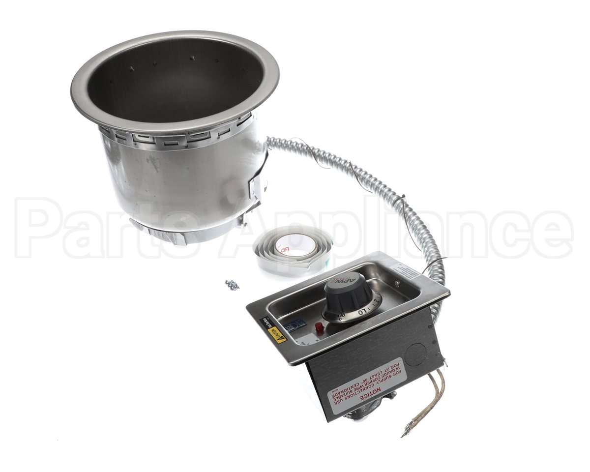 3P-SM507DULS120 Apw Wyott Round Warmer 7Qt T-Stat Contl