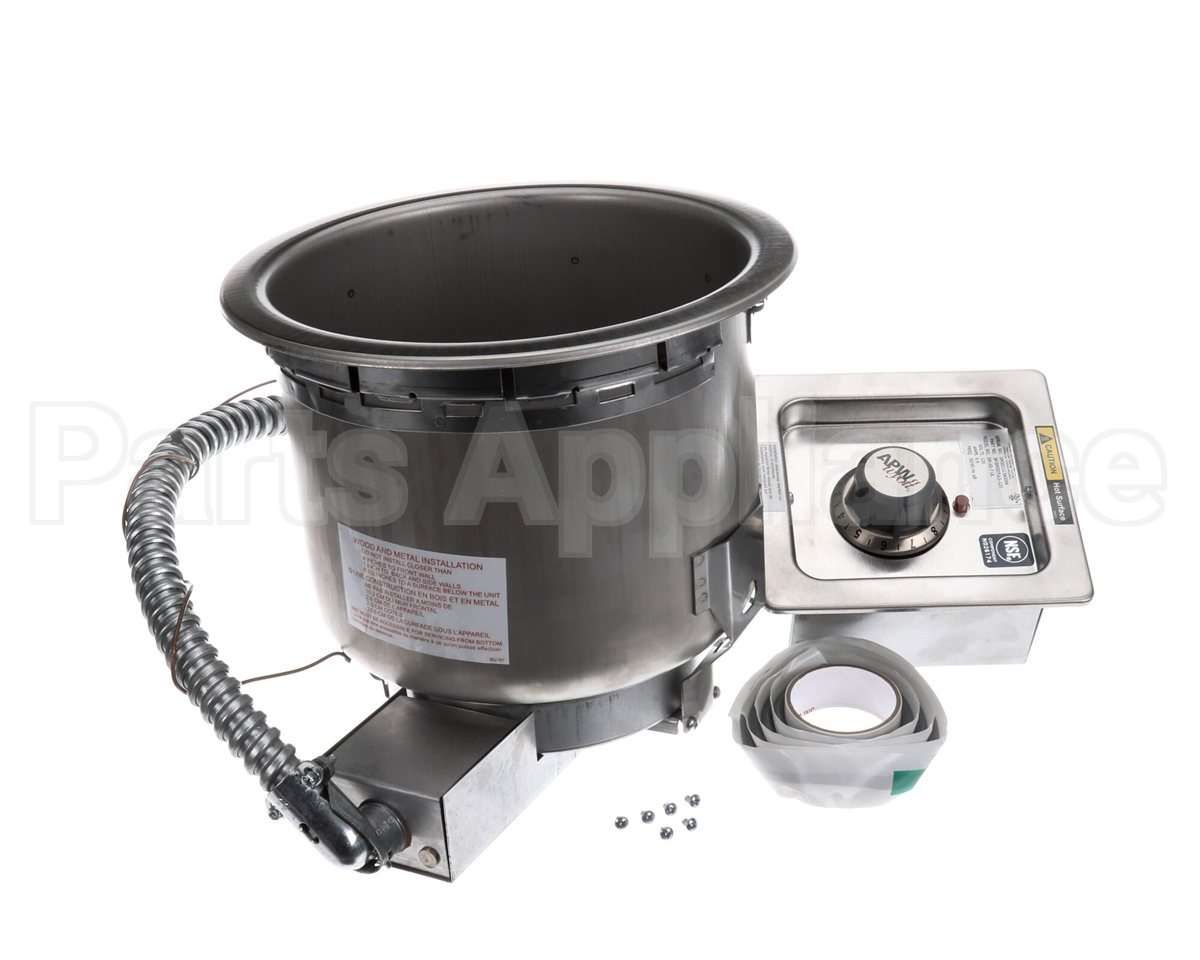 3P-SM507ULS-120 Apw Wyott Round Warmer Top Mount 7 Quart