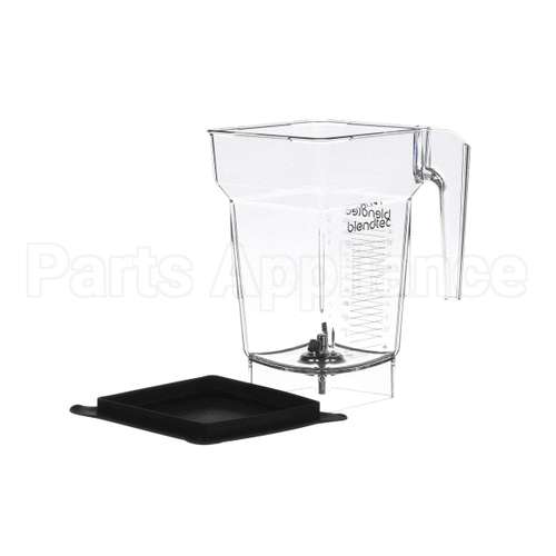40-609-61 Blendtec 4 Sided Jar W/Soft Blk Lid