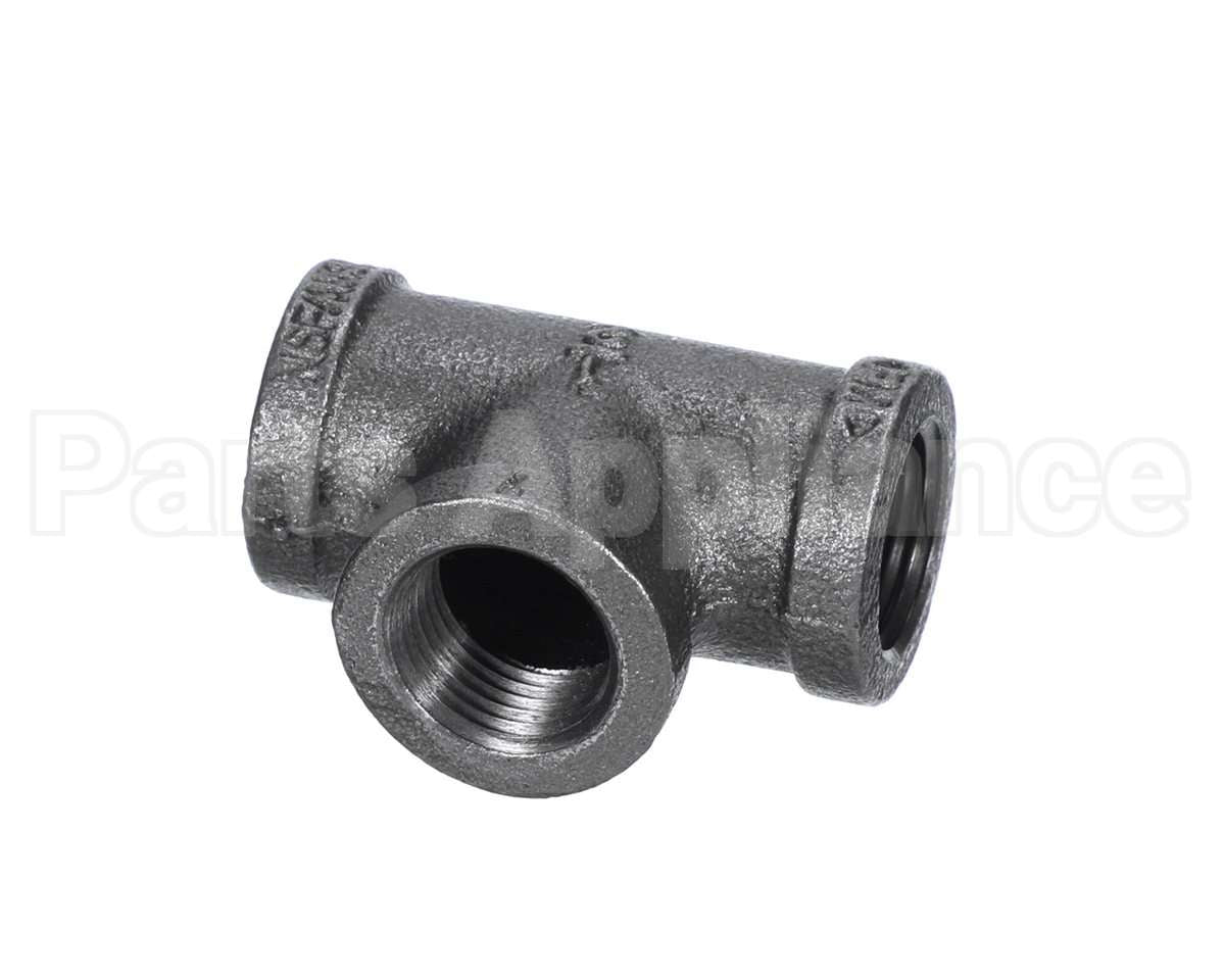 40296 Giles Tee,1/2 Npt Black Pipe