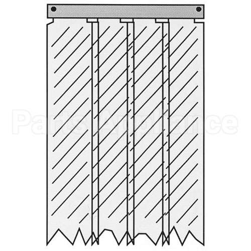 402SA8085090 Compatible Kason Kason - 401Sa8085090 Strip Curtain
