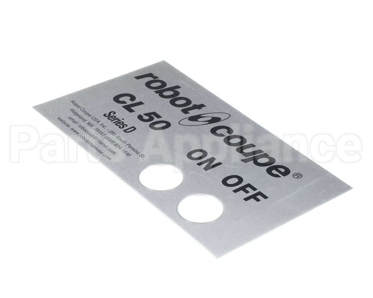 406860 Robot Coupe Cl50D Ul Front Plate