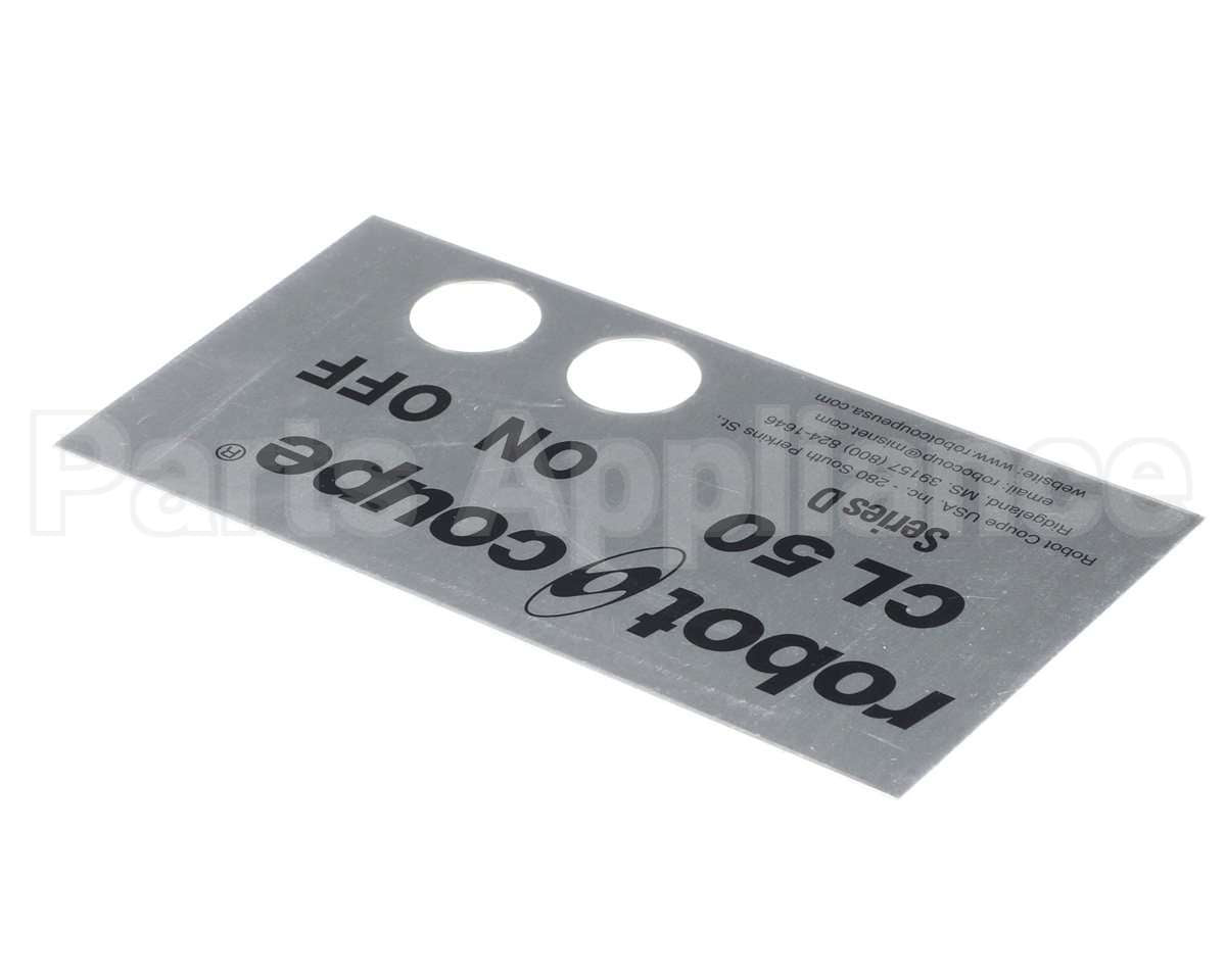 406860 Robot Coupe Cl50D Ul Front Plate