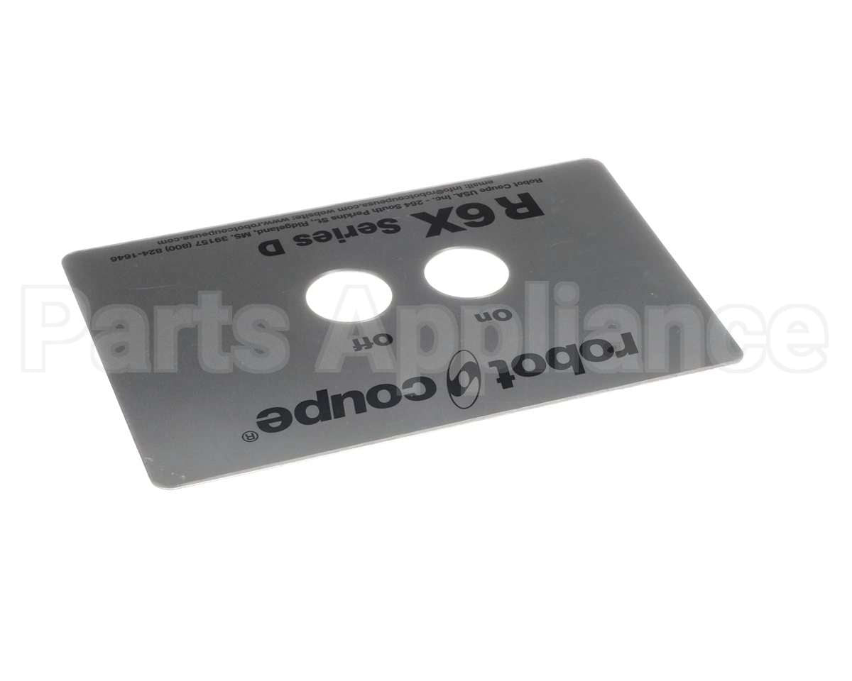 407233 Robot Coupe Front Plate R6X Series D