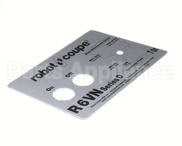 407235 Robot Coupe Front Plate R6Vn Series D