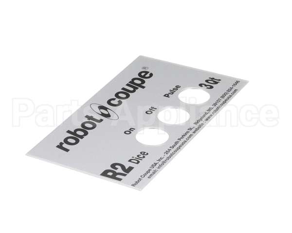 407902 Robot Coupe R2 Dice Front Plate