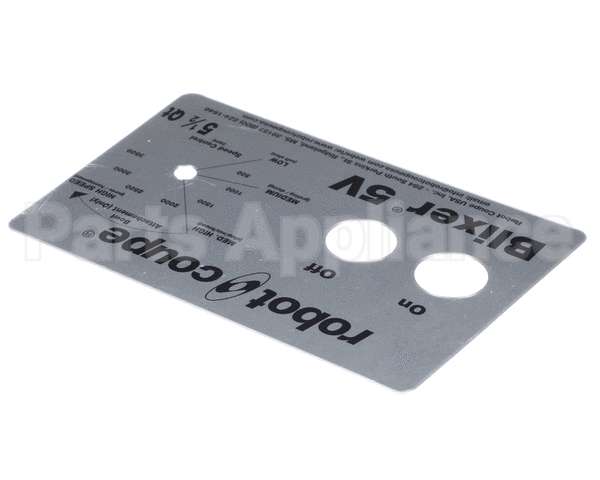 408089 Robot Coupe Front Plate Blixer 5Vv