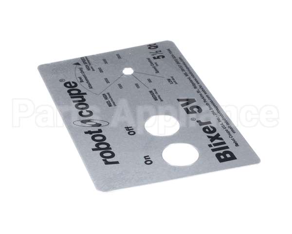 408089 Robot Coupe Front Plate Blixer 5Vv