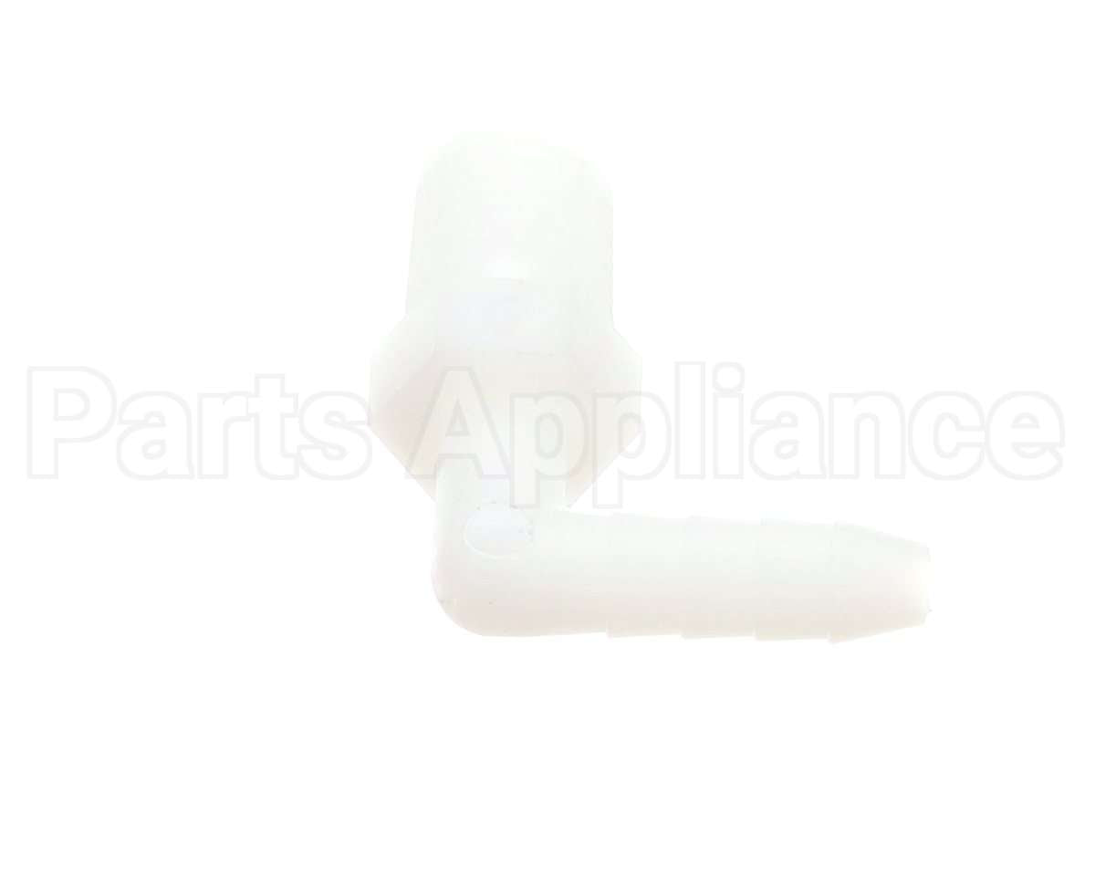 40877 Giles Fitting, 1/4 Barbed, 90-El, Nyl, 1/8 Npt