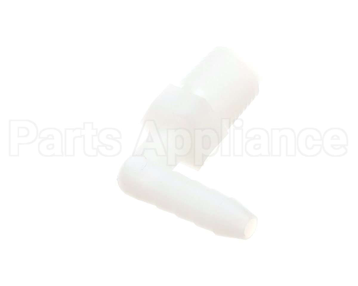 40877 Giles Fitting, 1/4 Barbed, 90-El, Nyl, 1/8 Npt