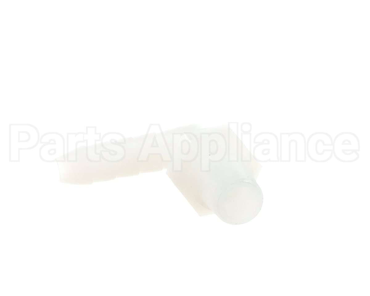 40880 Giles Fitting, 1/4 Barbed, 90-El, Nyl, 1/4 Npt