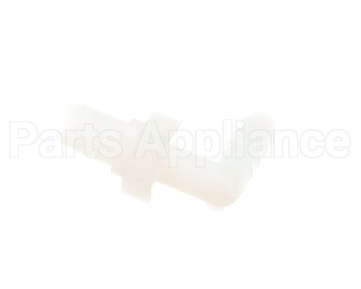 40880 Giles Fitting, 1/4 Barbed, 90-El, Nyl, 1/4 Npt