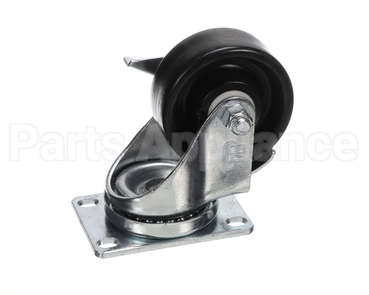 411-043D Beverage Air Caster-3" Plate, Swivel, W/Brake