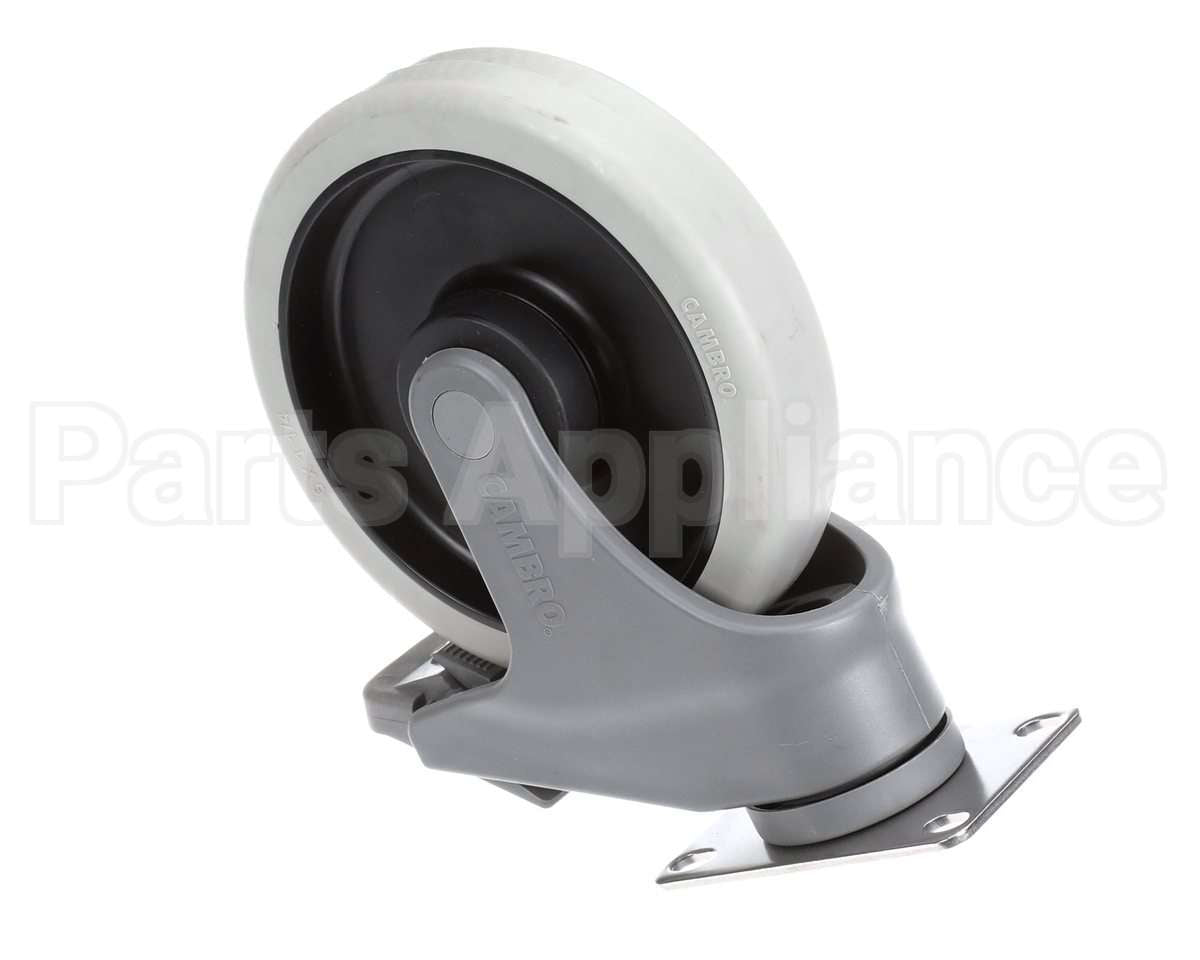 41114 Cambro Caster 6" Nylon Swvl/W Brake