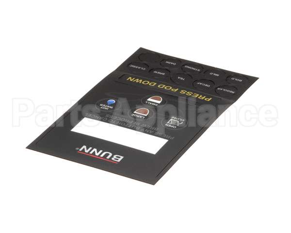 41145.0000 Bunn Decal Sheet,Switch/Flvr Labels