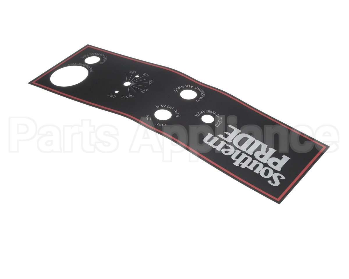 415020 Southern Pride Control Panel Overlay