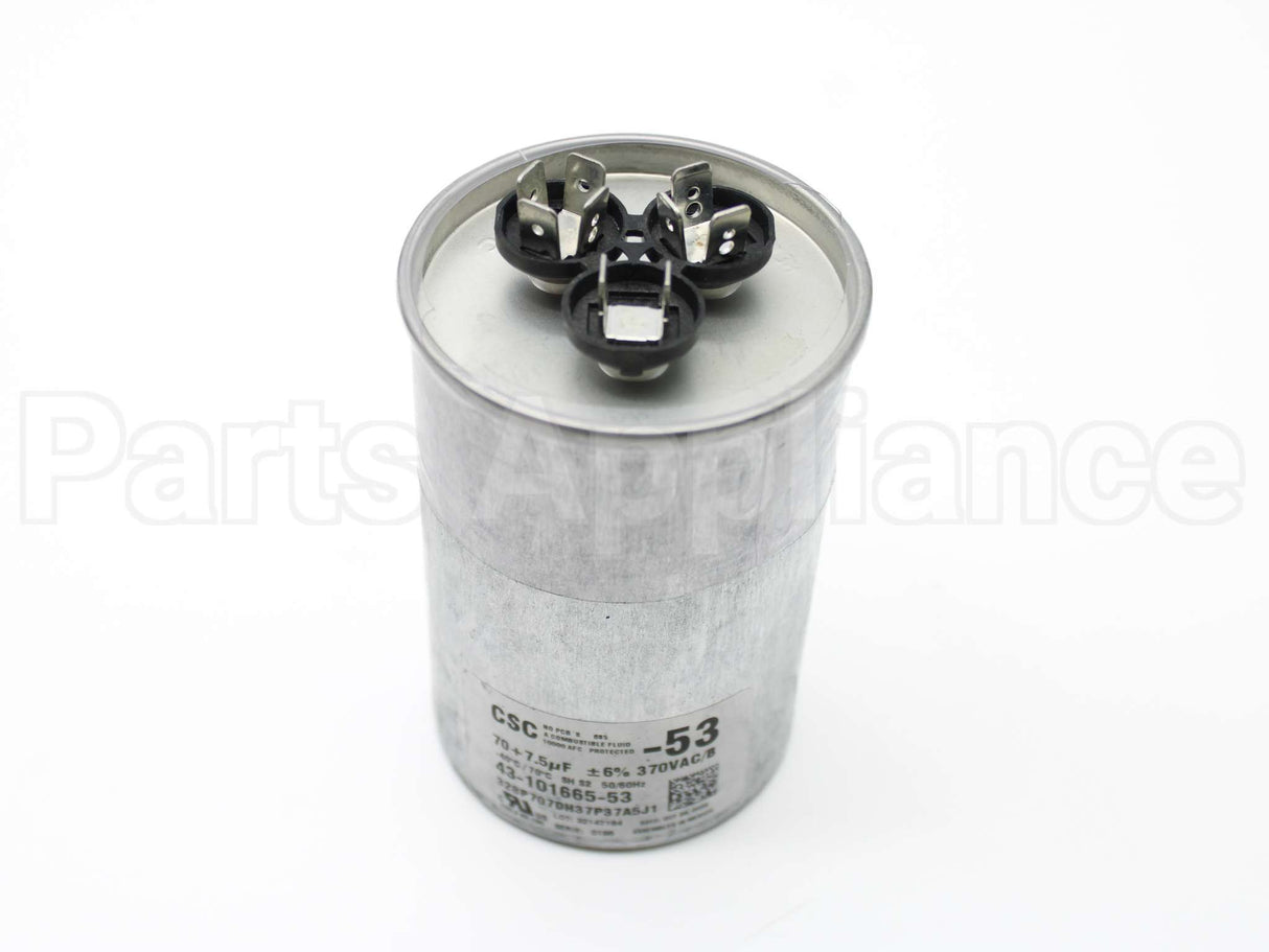 43-101665-53 Rheem-Ruud 70/7.5Mfd 370V Round Dual Cap