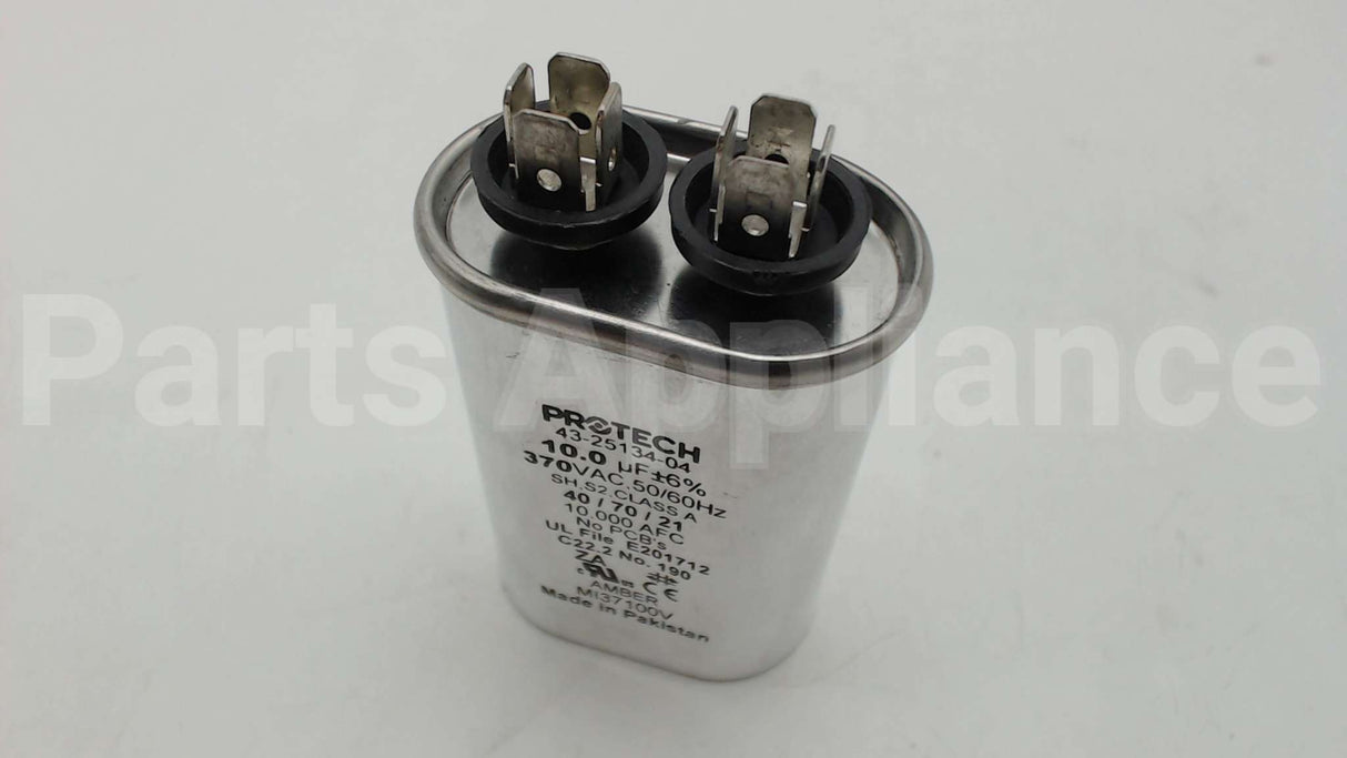 43-25134-04 Rheem-Ruud Run Capac 10 Mfd 370V Oval