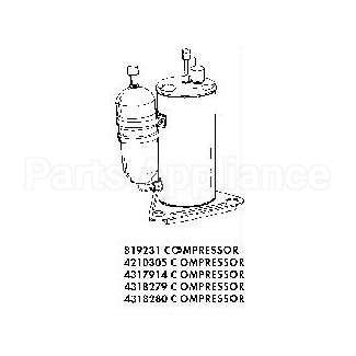 4318279 Whirlpool Compressor