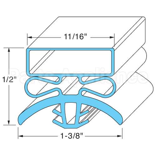 433623 Compatible Traulsen Gasket